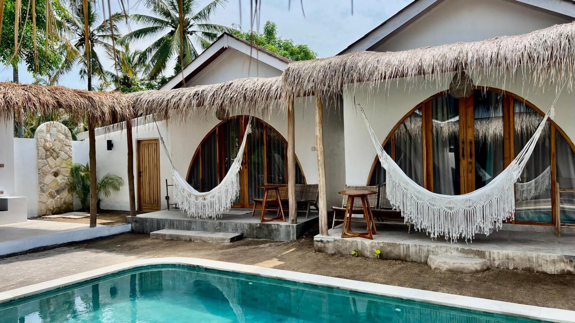Rumah Canaria Bungalow Gili Trawangan Kültér fotó