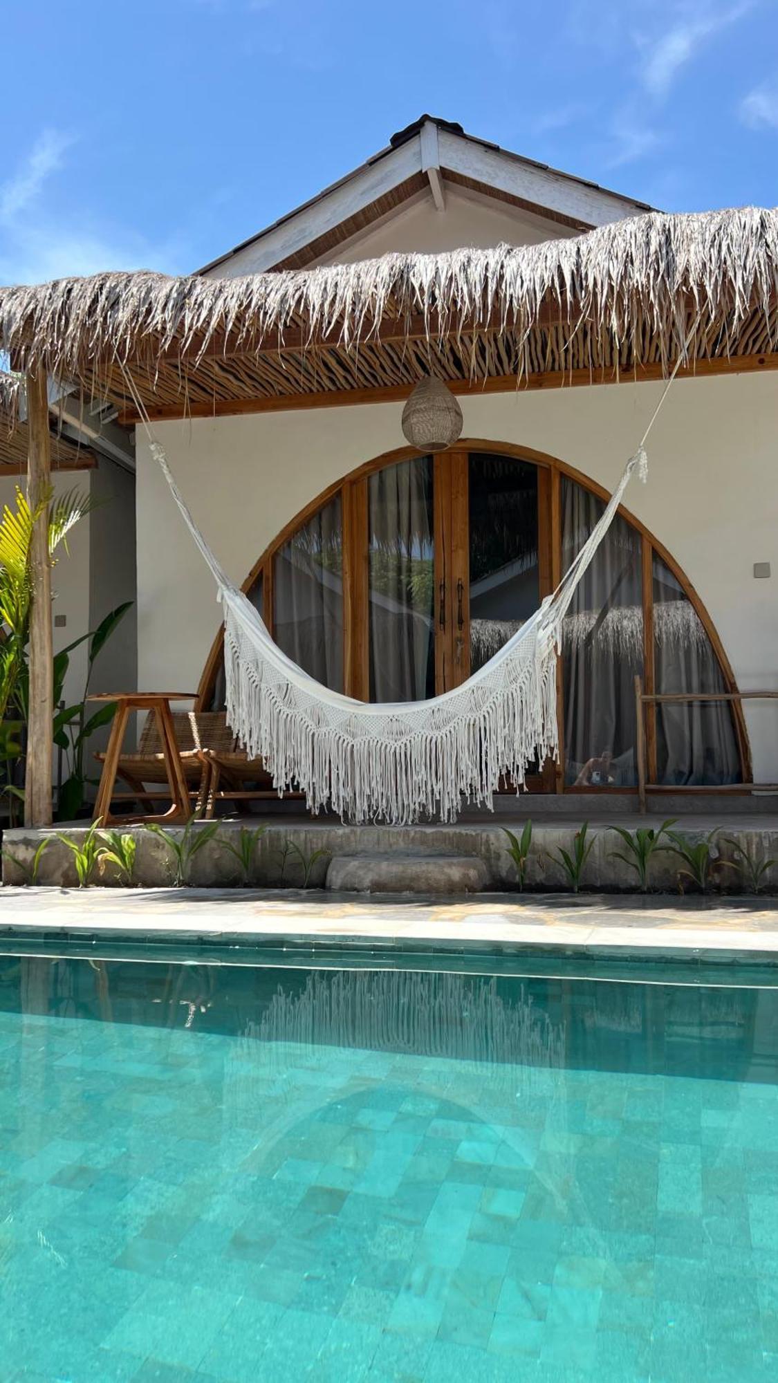 Rumah Canaria Bungalow Gili Trawangan Kültér fotó